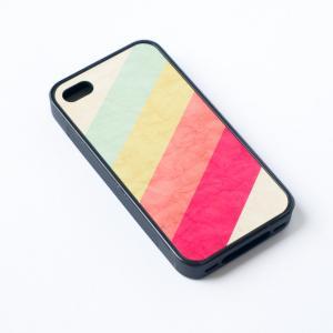 Iphone 5 Case Grunge Paper Rainbow Slice Stripe..